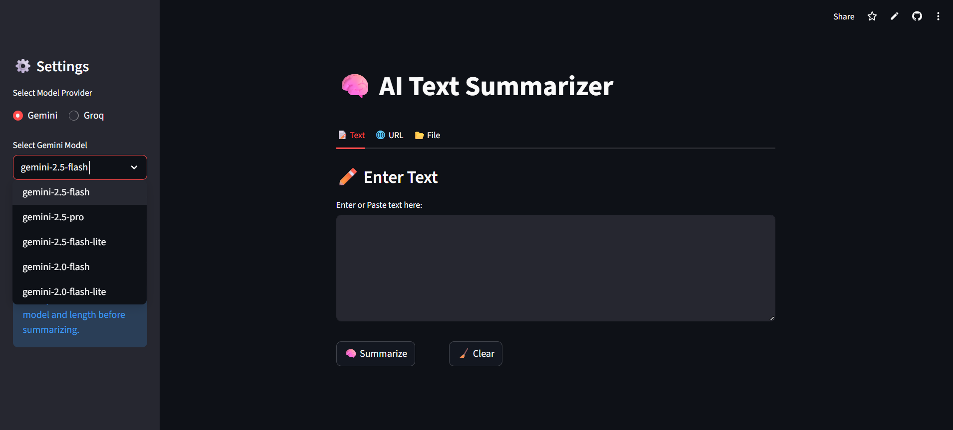 Multi-Source AI Text Summarizer