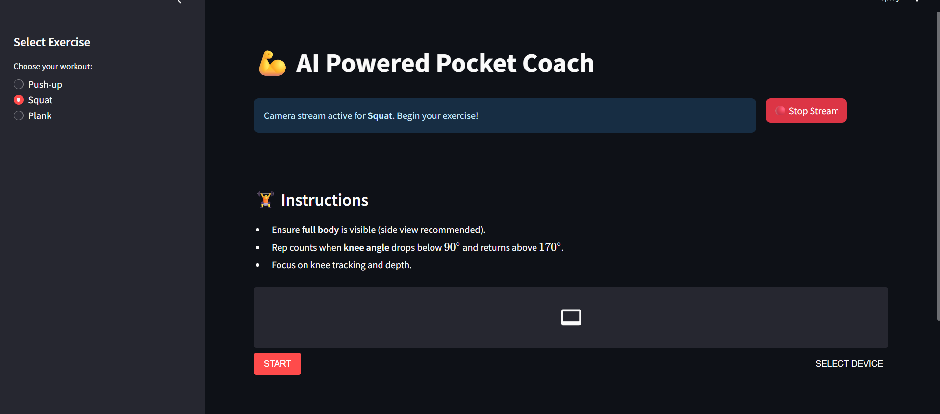Pocket Coach: Posture & Reps analyzer